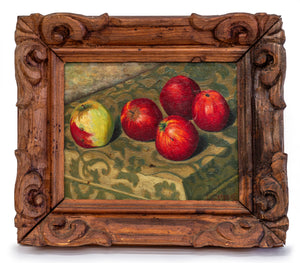 SOLD Still life of Apples, French School Circa 1920