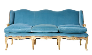 SOLD An elegant Louis XV three-seater giltwood Canapé, French 18th Century