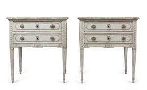 SOLD A fabulous pair of Louis XVI style commodes, French 19th Century