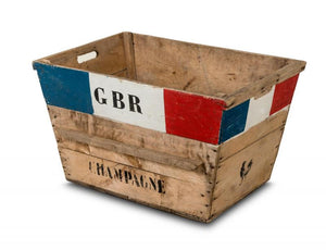SOLD A timber Champagne -grape pickers tub, French 19th Century