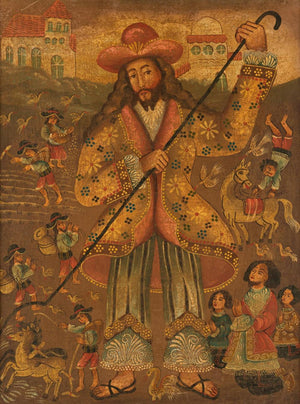Spanish Colonial School,  Saint Isidore the Farmer