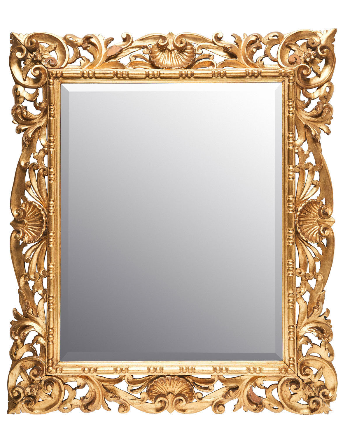 SOLD A very good quality carved gilt-wood mirror, Italian 19th Century
