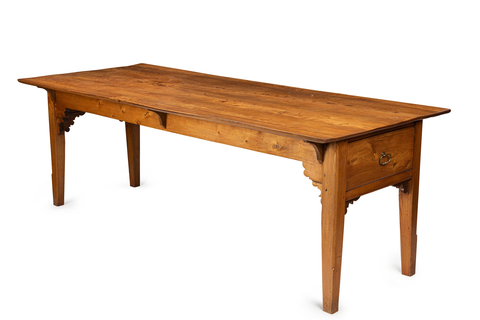 SOLD An outstanding French oak farmhouse table, French Circa 1900