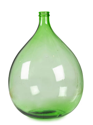 SOLD An Italian vintage green glass demi-john