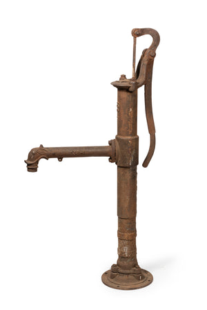 SOLD A large cast iron water pump, French 19th Century
