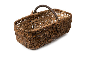 SOLD An original wicker lavender  picking basket, French 19th Century